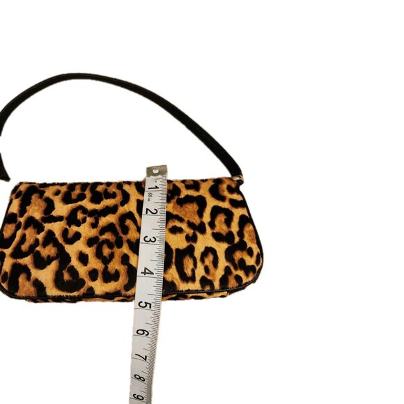 Michael Kors Jet Set Leopard Black Small Crossbody Women's Sling Bag - Picture 4 of 7